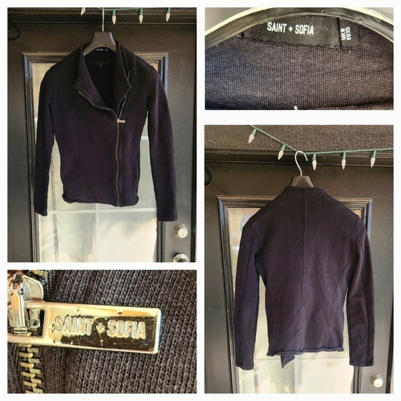 Sainte & Sofia Axel Biker Jacket - Picture 2 of 3
